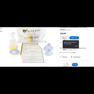 Lifevac Home Kit - New Condition